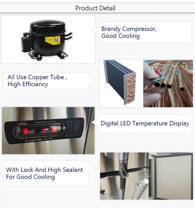 Máy làm đá 700W Nước làm mát thương mại 90kg / 24h 2