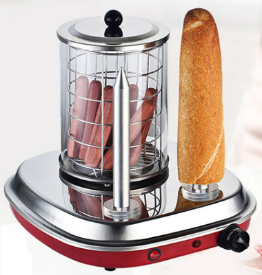 2 Roller Hot Dog Hut Steamer